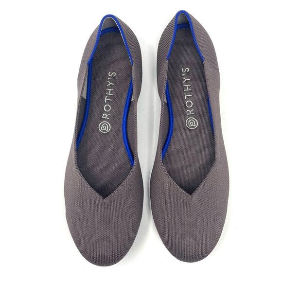 NEW Rothy's Round Toe The Flat in *Retired* Mink Mauve Taupe Women's Size 12 - Picture 4 of 9